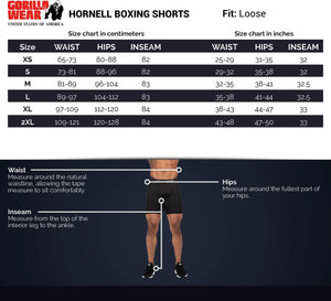 Hornell Boxing Shorts - Black/Red