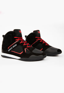 Troy High Tops - Black/Red