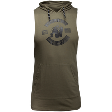 Load image into Gallery viewer, Lawrence Hooded Tank Top - Army Green