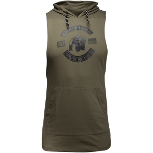 Lawrence Hooded Tank Top - Army Green