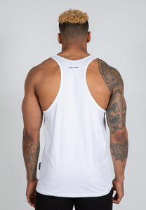 Carter Stretch Tank Top - White