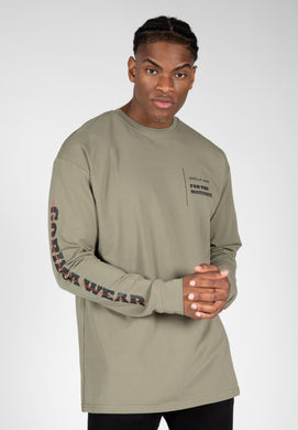 Boise Oversized Long Sleeve - Army Green