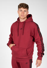 Load image into Gallery viewer, Banks Oversized Hoodie - Burgundy Red/Black