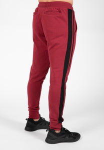 Banks Pants - Burgundy Red/Black