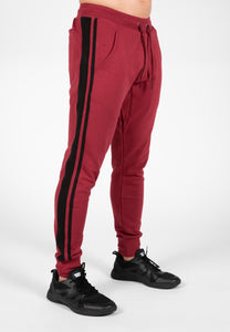 Banks Pants - Burgundy Red/Black