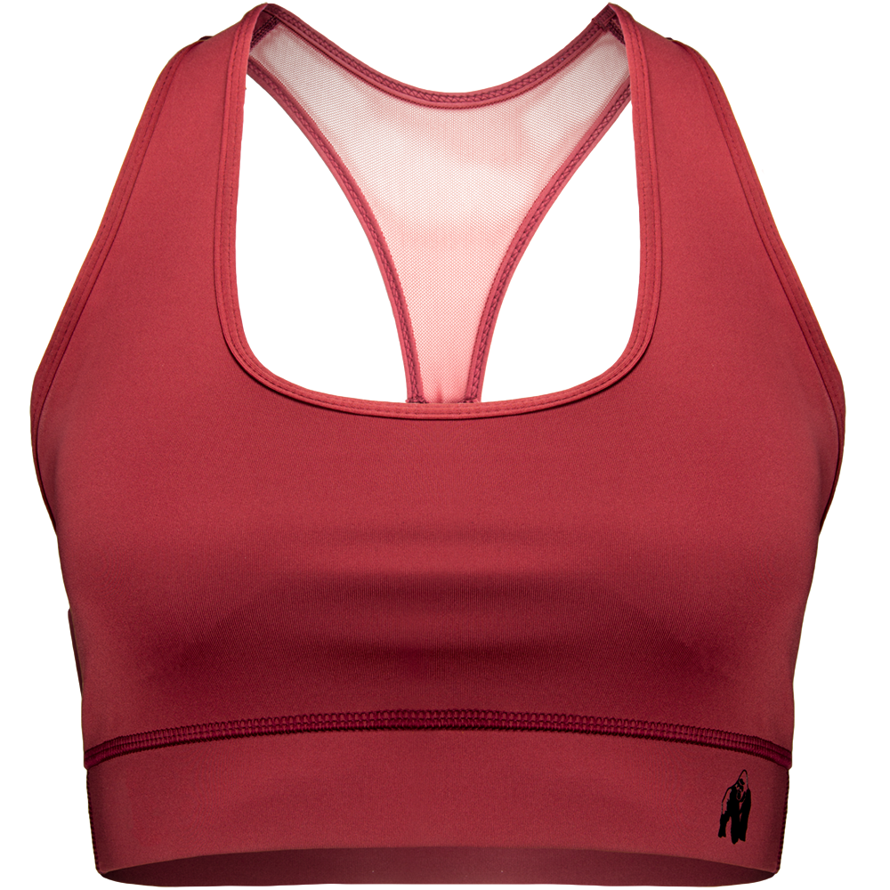 Meta Sports Bra - Burgundy Red