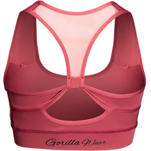 Load image into Gallery viewer, Meta Sports Bra - Burgundy Red