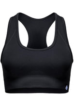 Load image into Gallery viewer, Yava Seamless Sports Bra - Black