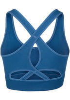 Hilton Seamless Sports Bra - Blue