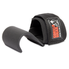 Weight Lifting Hooks - Black- Red