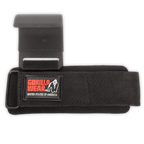 Weight Lifting Hooks - Black- Red
