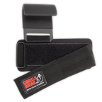 Weight Lifting Hooks - Black- Red