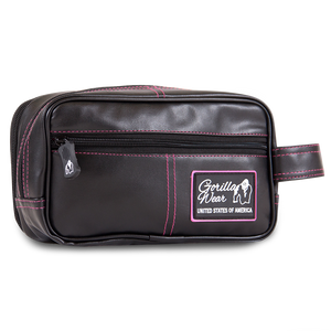 Toiletry Bag - Black/pink