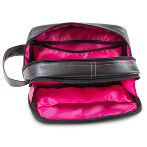 Toiletry Bag - Black/pink