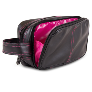 Toiletry Bag - Black/pink