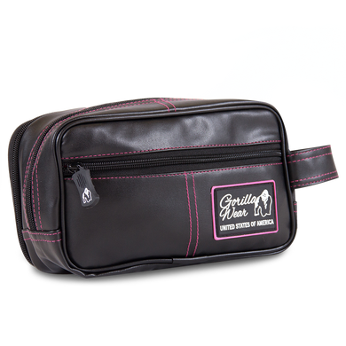 Toiletry Bag - Black/pink