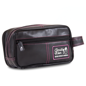 Toiletry Bag - Black/pink