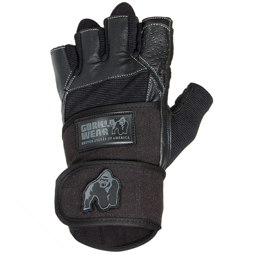 Dallas Wrist Wrap Gloves - Black