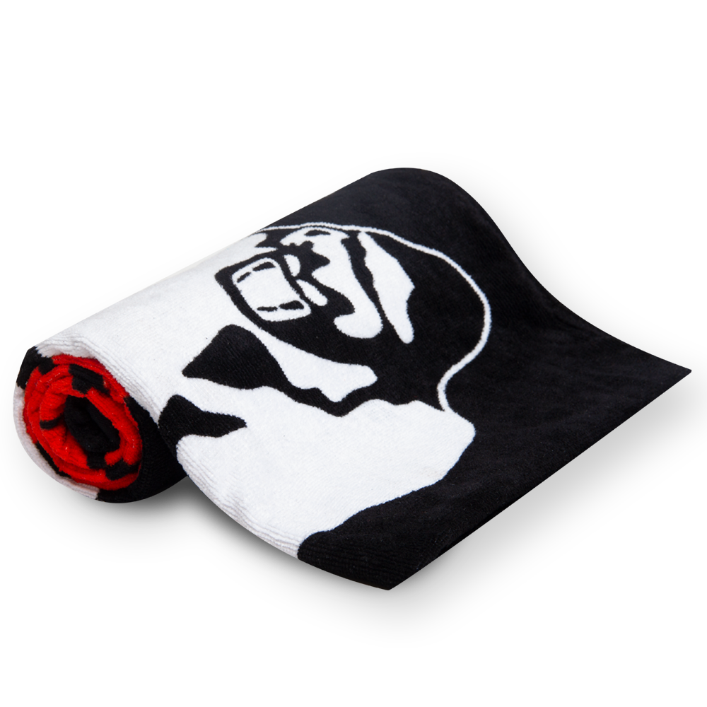 Functional Gym Towel - Black/Red