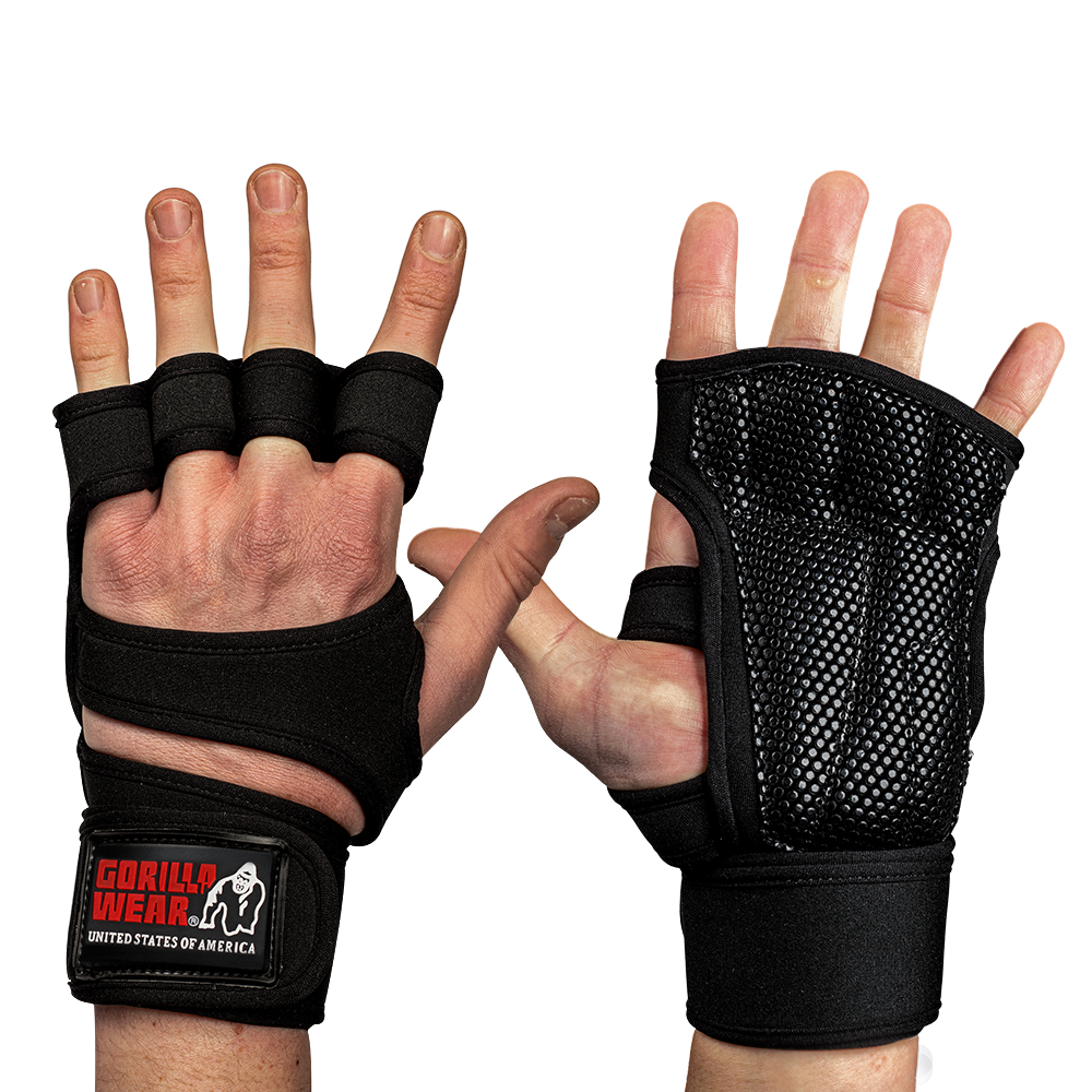 Yuma Weight Lifting Workout Gloves - Black