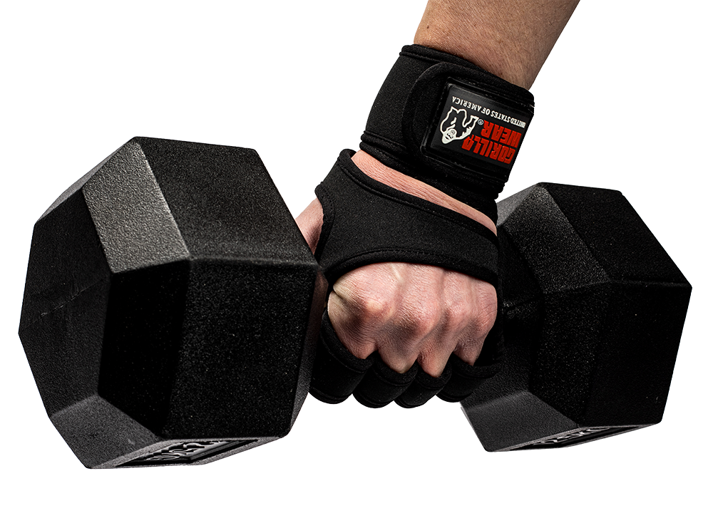Yuma Weight Lifting Workout Gloves - Black