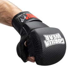 Load image into Gallery viewer, Ely MMA Sparring Gloves - Black/White