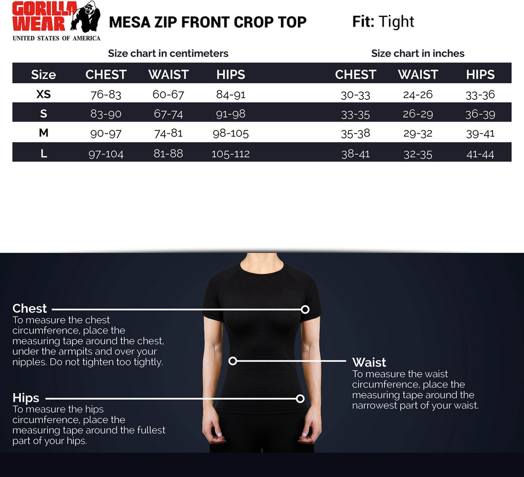 Mesa Zip Crop Top me Zinxhir - E zezë