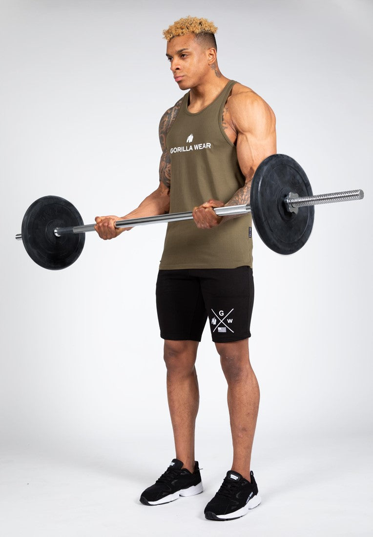 Carter Stretch Tank Top - Army Green