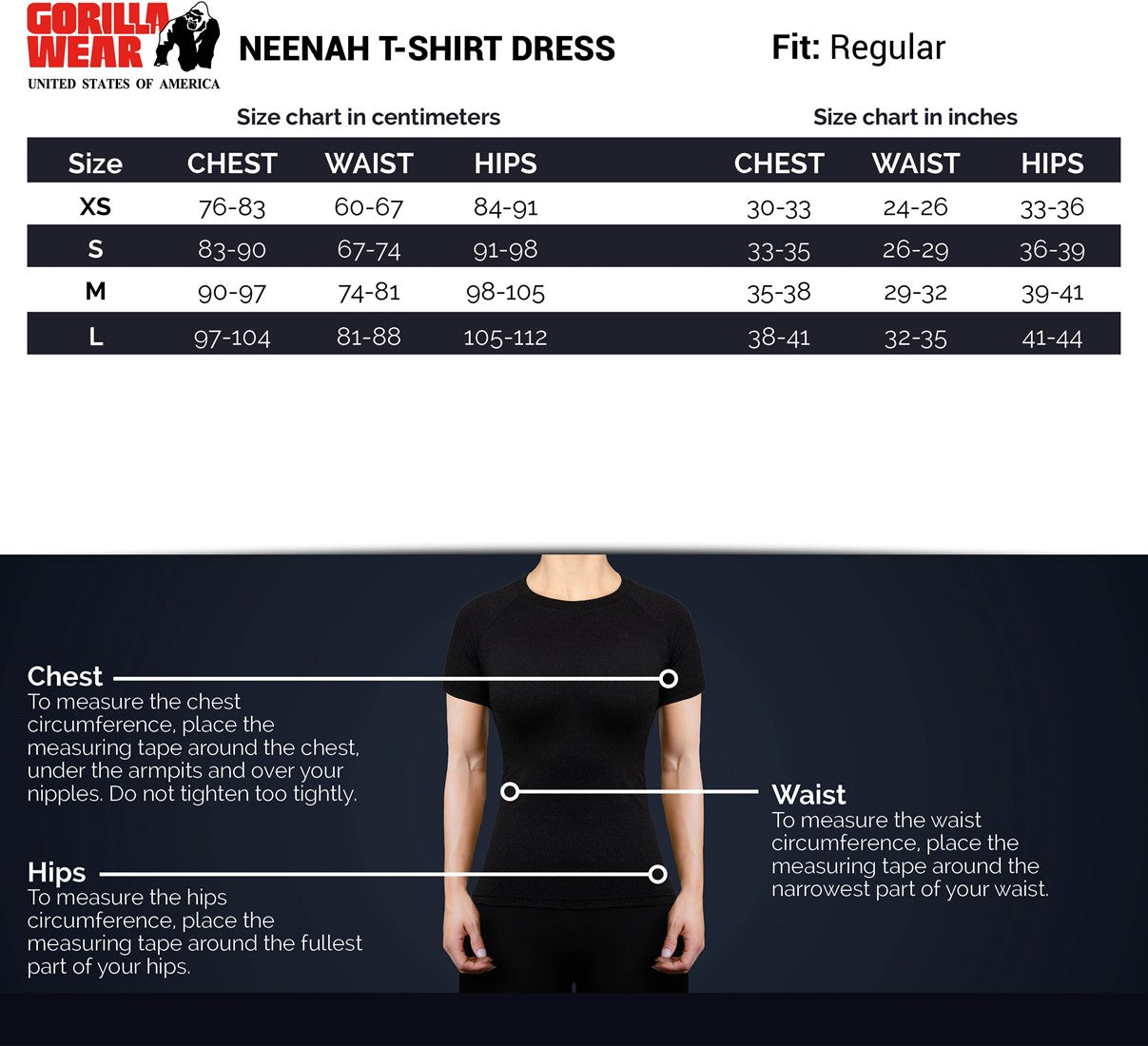 Fustan T-shirt Neenah - i zi