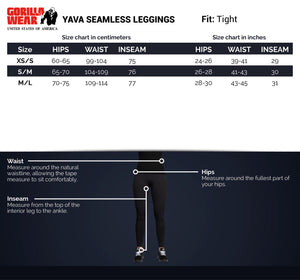 Yava Seamless Leggings - Black