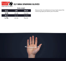 Load image into Gallery viewer, Ely MMA Sparring Gloves - Black/White