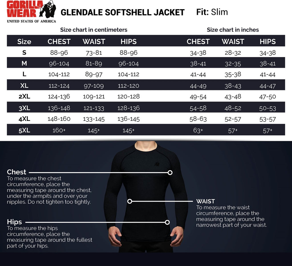 Xhaketë softshell Glendale - E zezë