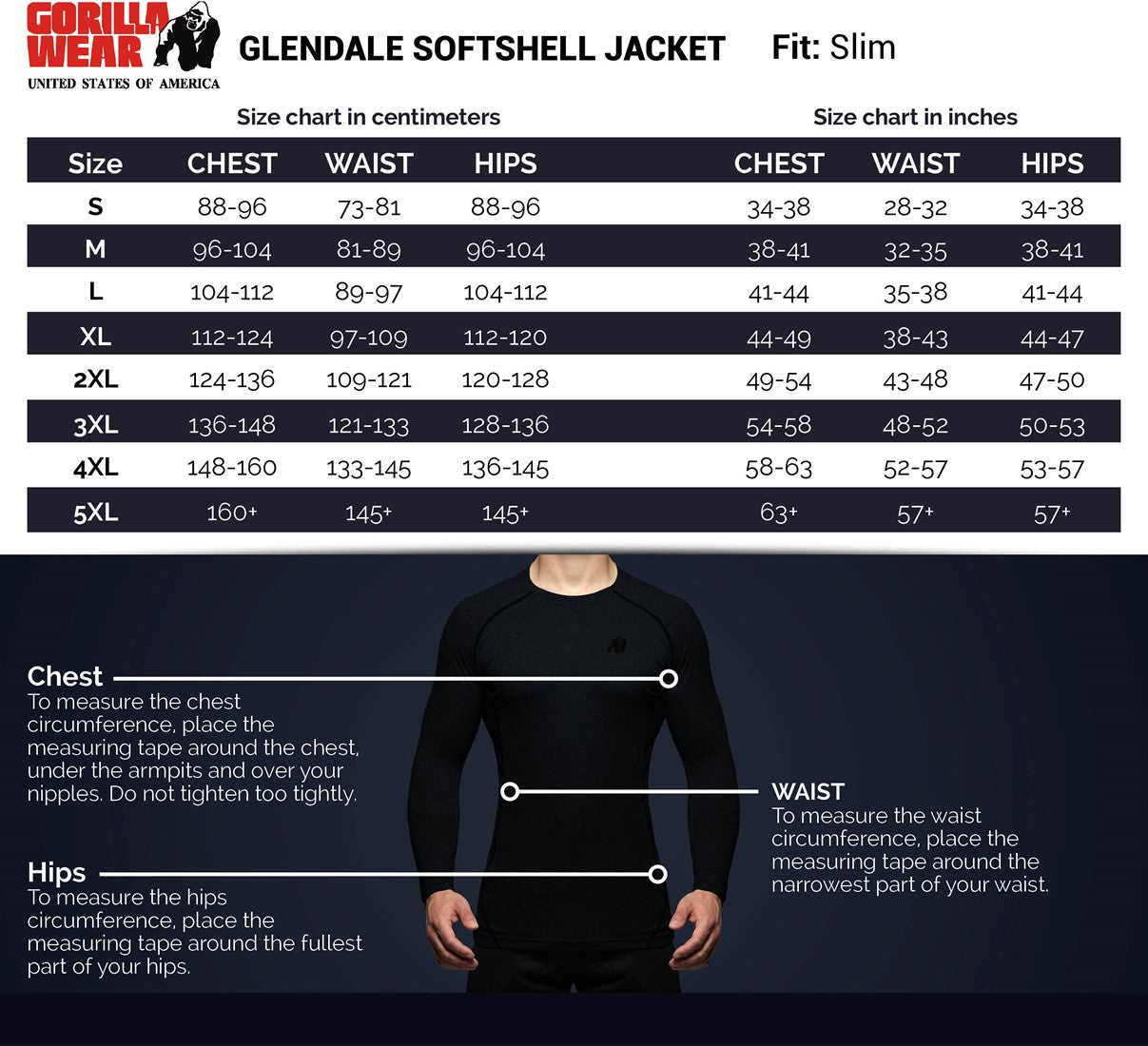 Xhaketë softshell Glendale - E zezë