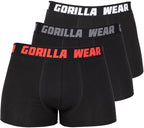 Gorilla Wear Bokse të Shkurtra (3 Copë) - Të Zeza