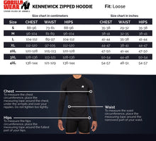 Load image into Gallery viewer, Kennewick Zipped Hoodie - Black