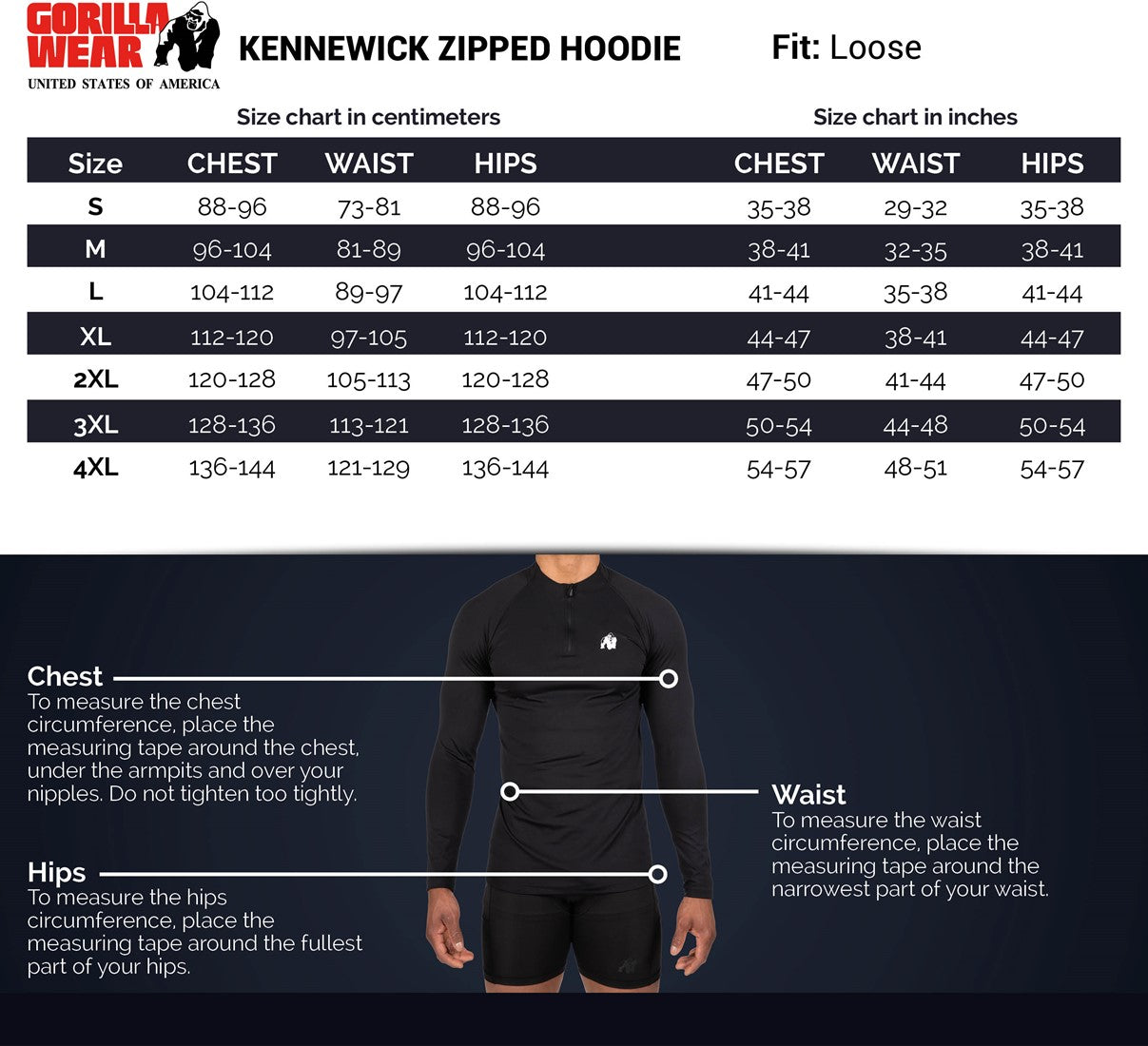 Kennewick Zipped Hoodie - Gray