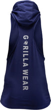 Load image into Gallery viewer, Lawrence Hooded Tank Top - Navy