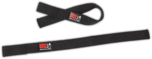 Non-Padded Lifting Straps - Black