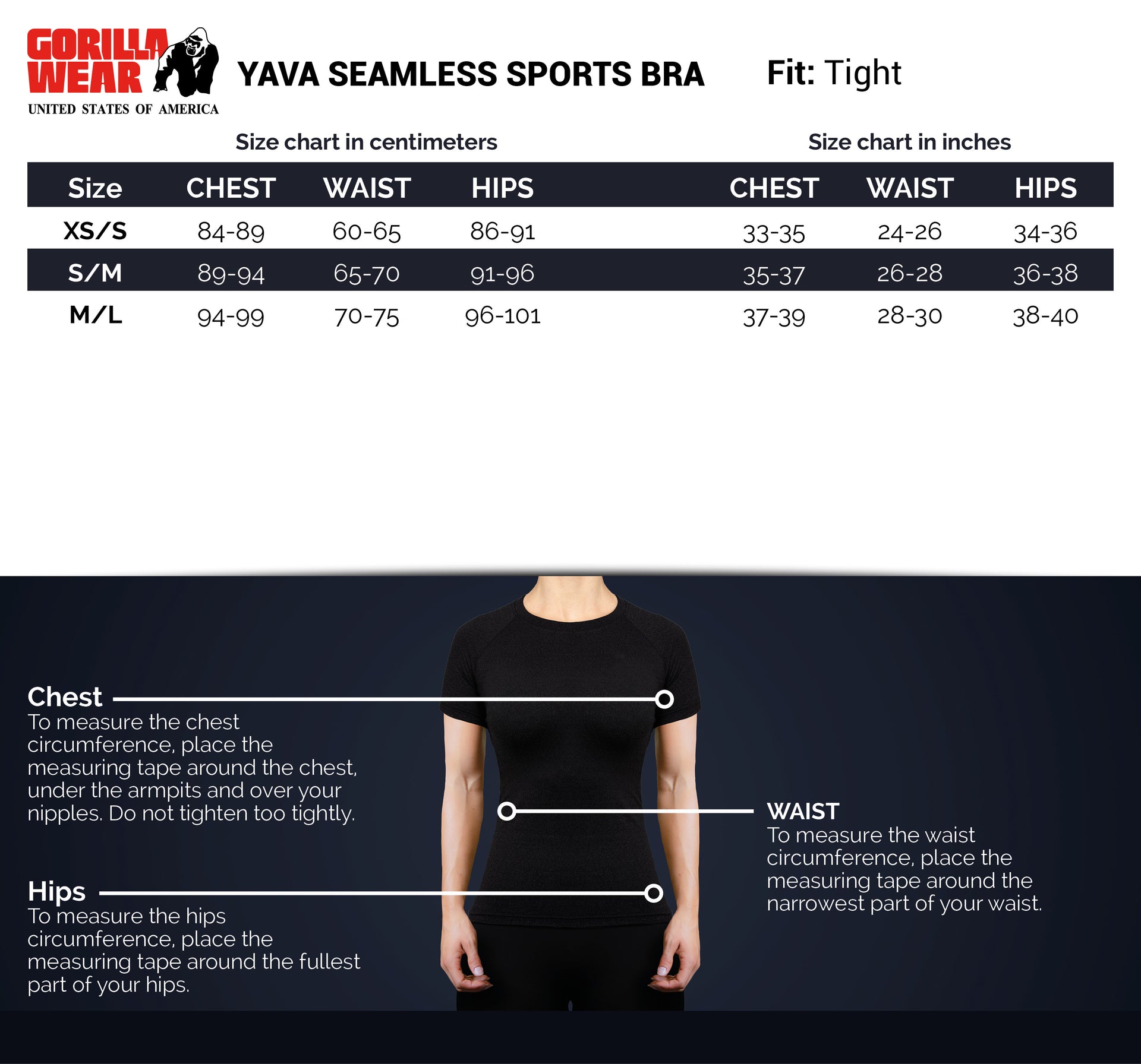 Yava Seamless Sports Bra - Black