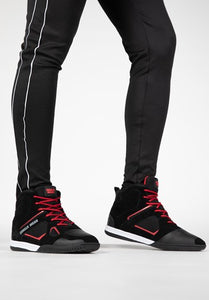 Troy High Tops - Black/Red