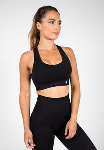 Yava Seamless Sports Bra - Black